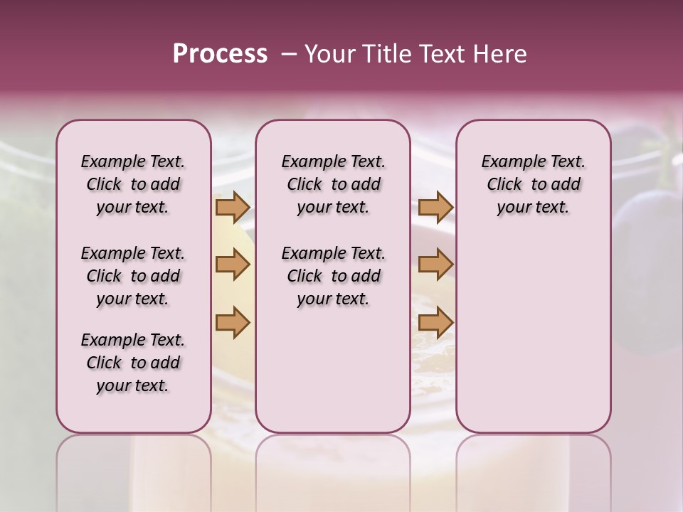 Beverage Pink Freshness PowerPoint Template