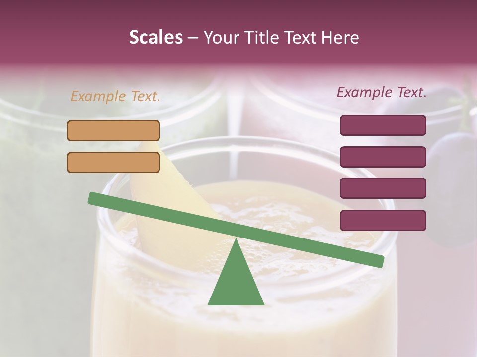 Beverage Pink Freshness PowerPoint Template