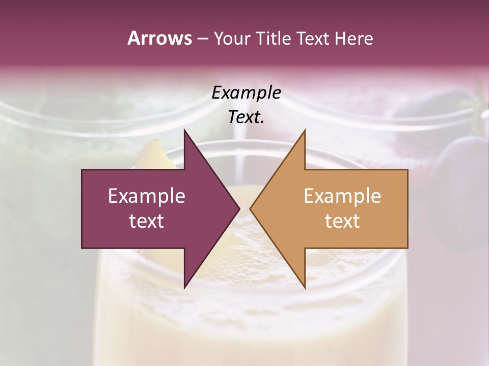 Beverage Pink Freshness PowerPoint Template