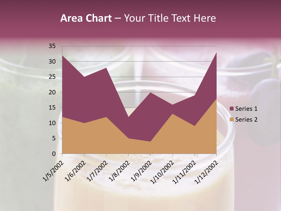 Beverage Pink Freshness PowerPoint Template