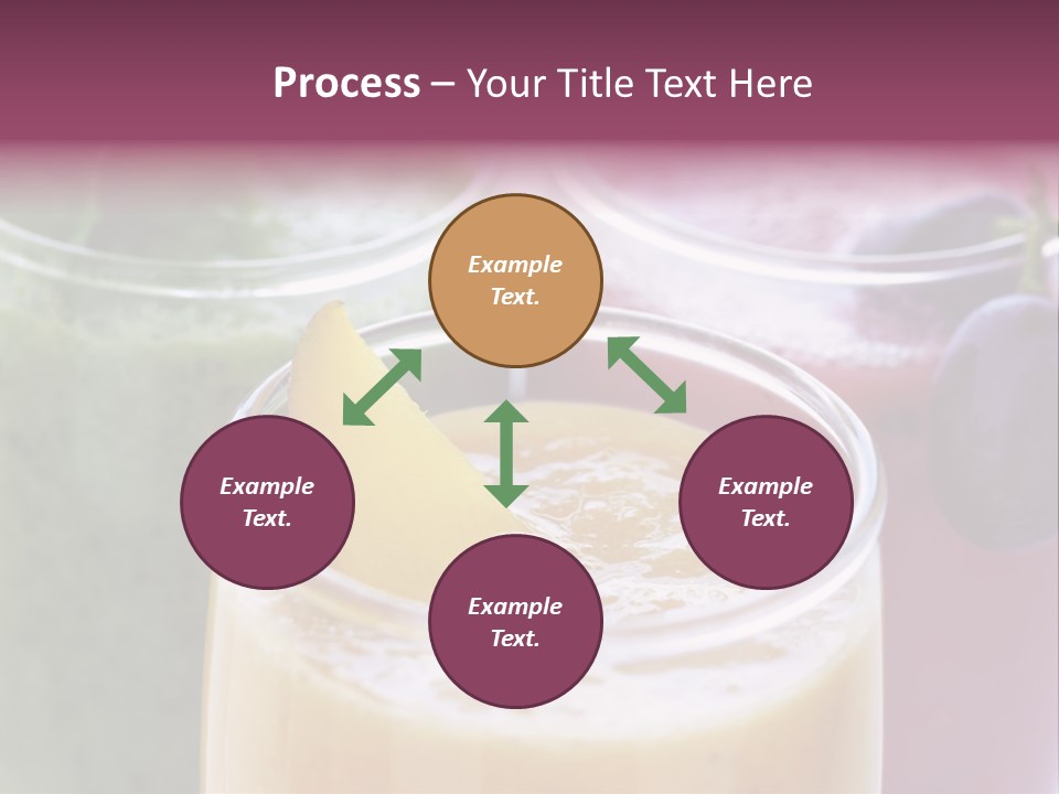 Beverage Pink Freshness PowerPoint Template