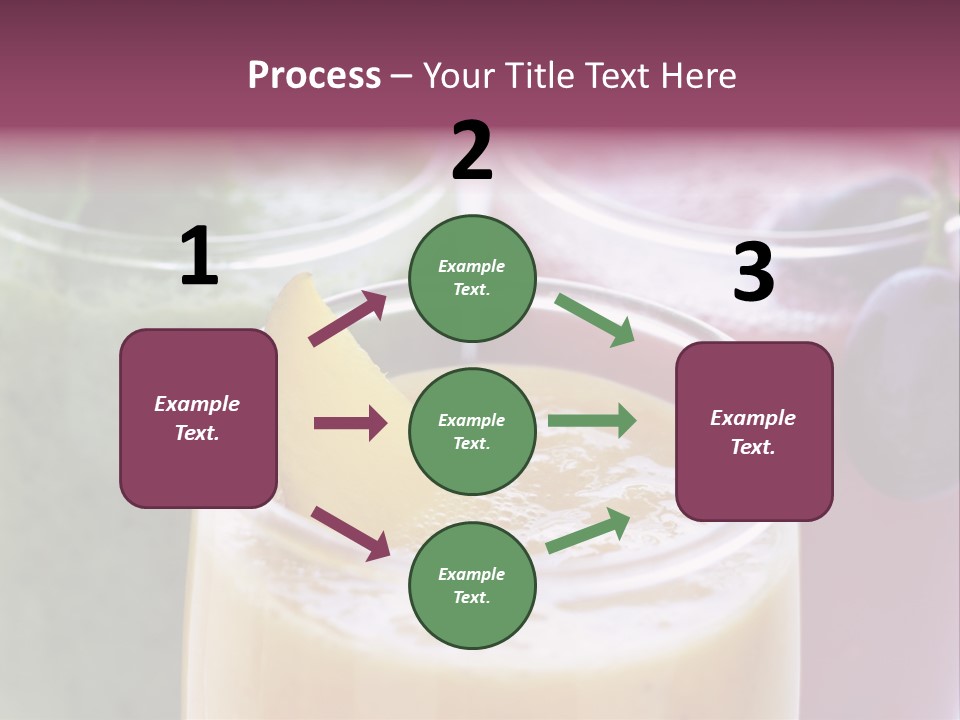 Beverage Pink Freshness PowerPoint Template