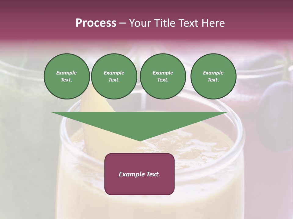 Beverage Pink Freshness PowerPoint Template