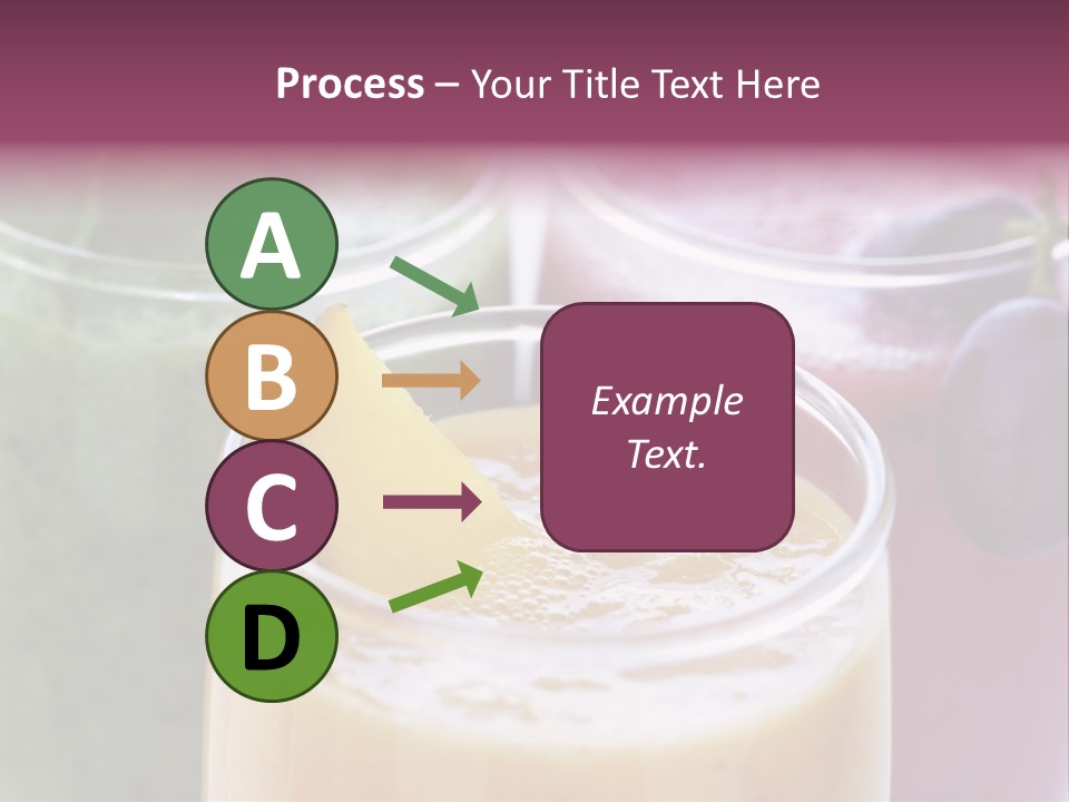 Beverage Pink Freshness PowerPoint Template