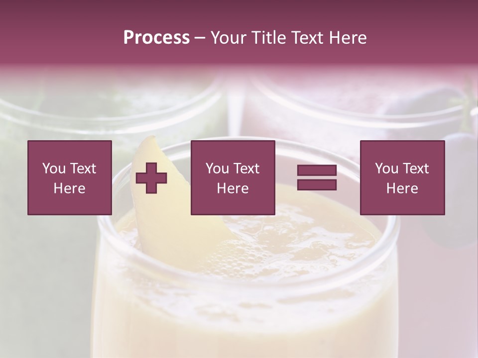 Beverage Pink Freshness PowerPoint Template