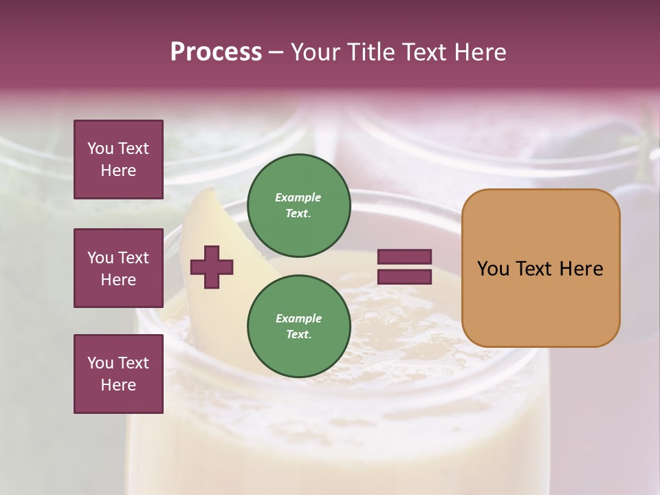 Beverage Pink Freshness PowerPoint Template
