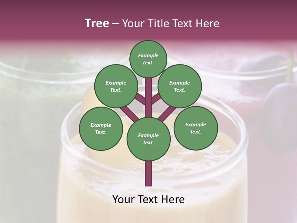 Beverage Pink Freshness PowerPoint Template