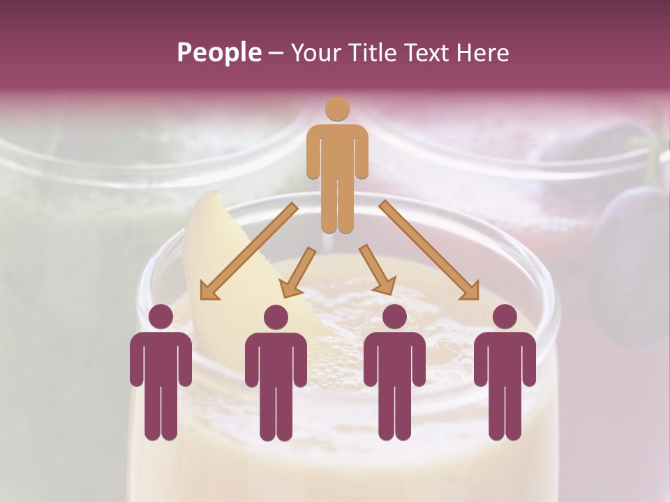 Beverage Pink Freshness PowerPoint Template