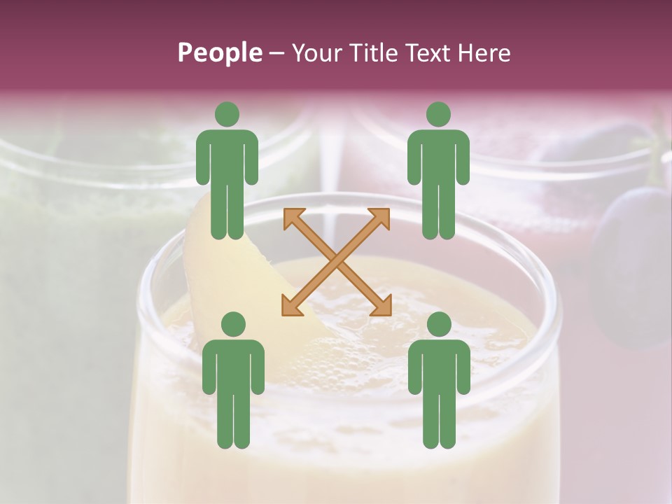 Beverage Pink Freshness PowerPoint Template