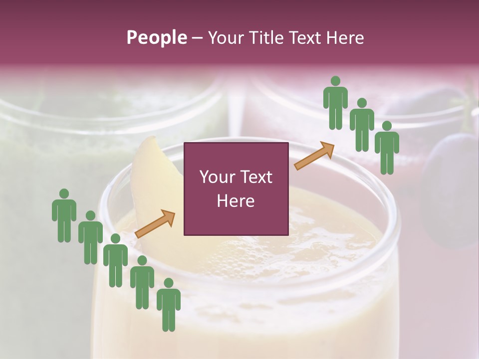 Beverage Pink Freshness PowerPoint Template