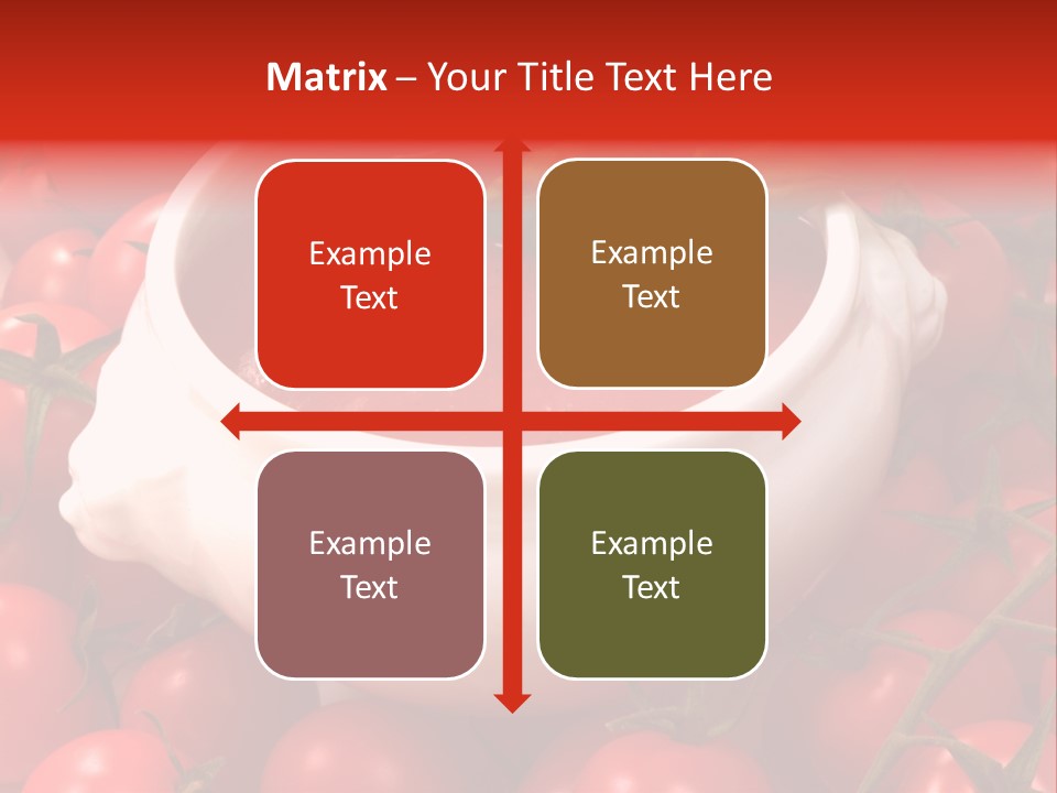 Tomato Warm Food PowerPoint Template