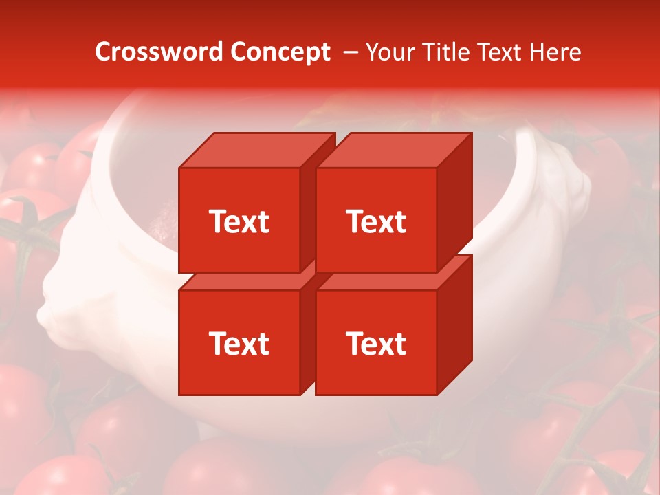 Tomato Warm Food PowerPoint Template