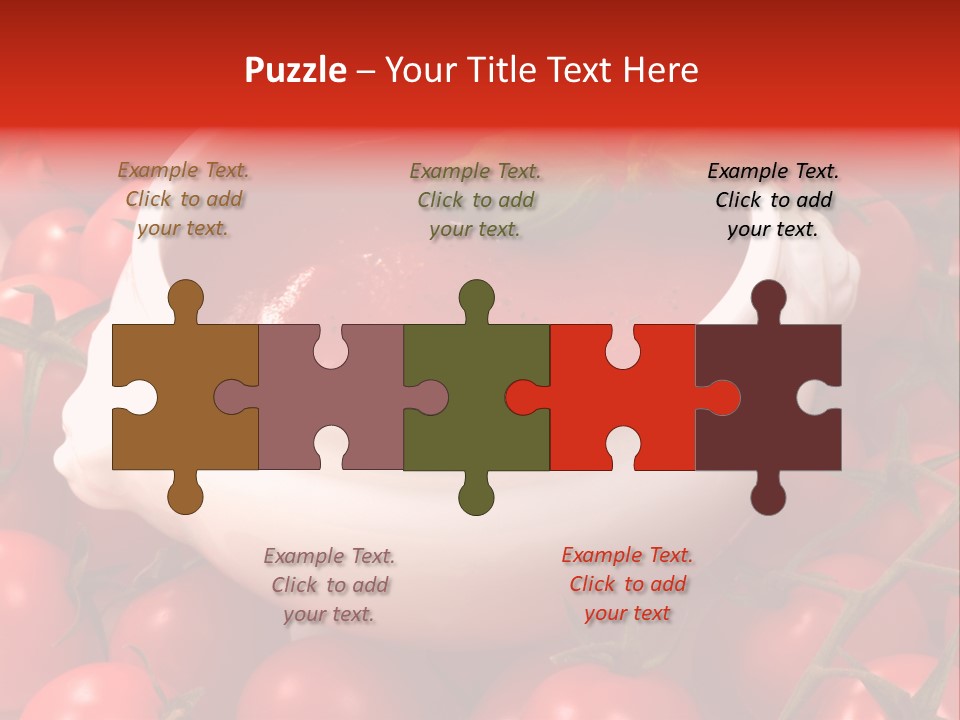 Tomato Warm Food PowerPoint Template