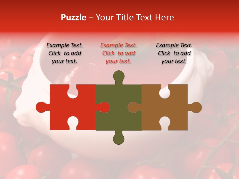 Tomato Warm Food PowerPoint Template