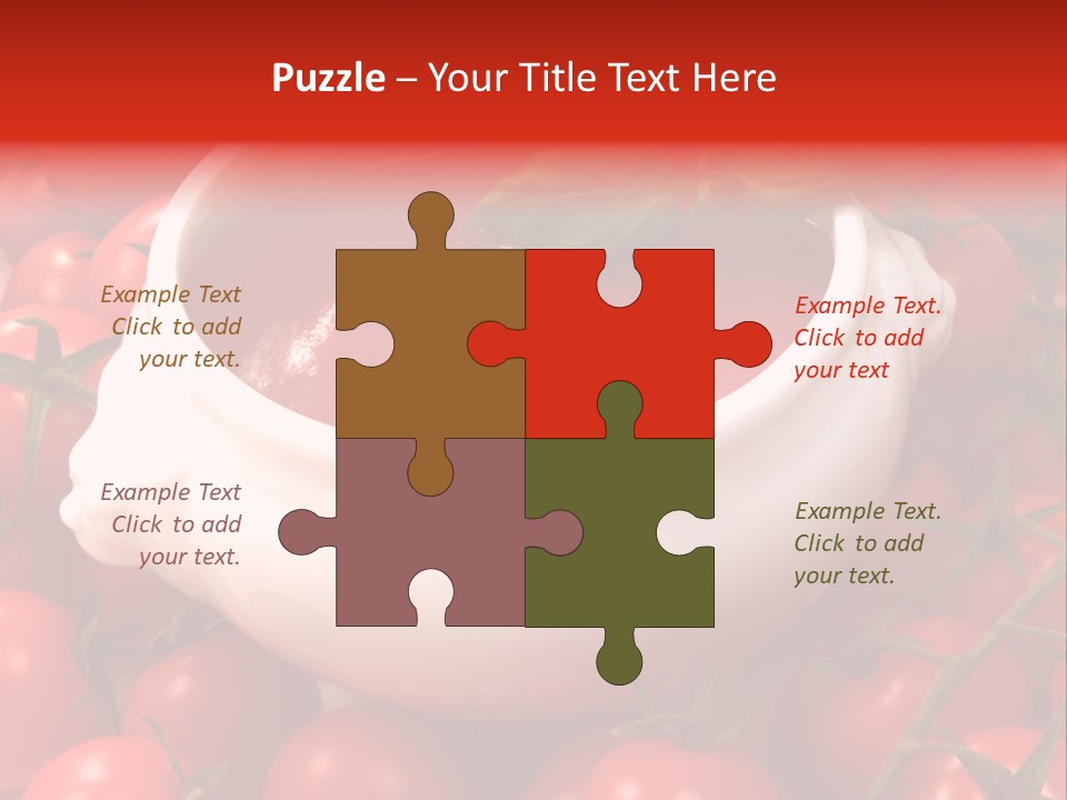 Tomato Warm Food PowerPoint Template