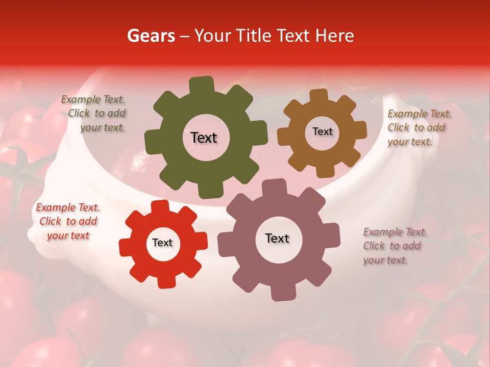 Tomato Warm Food PowerPoint Template