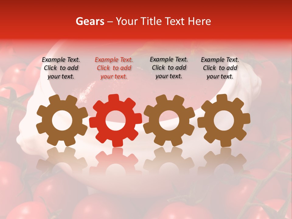 Tomato Warm Food PowerPoint Template