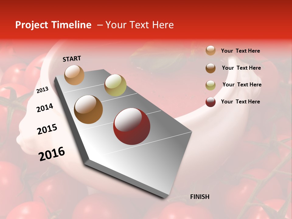 Tomato Warm Food PowerPoint Template