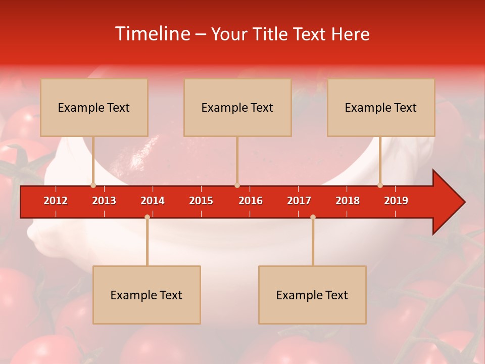 Tomato Warm Food PowerPoint Template