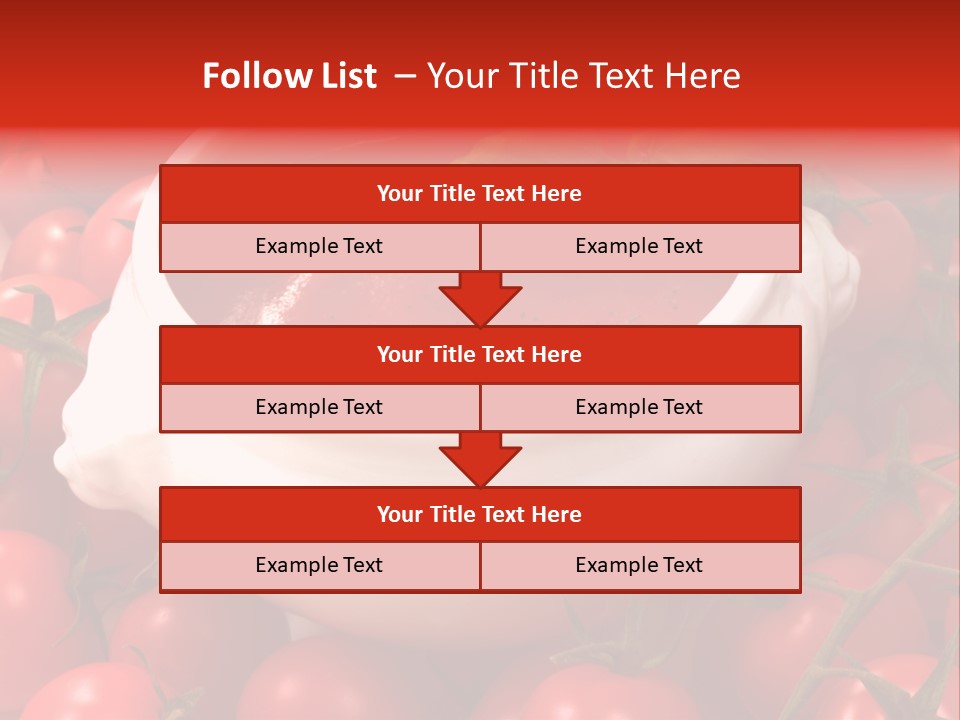 Tomato Warm Food PowerPoint Template