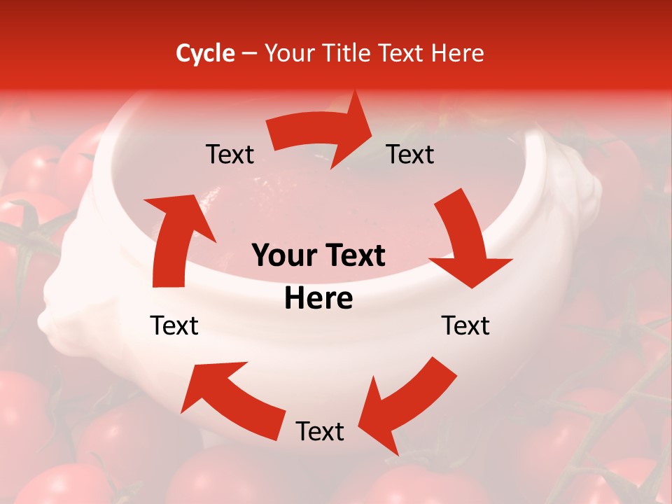 Tomato Warm Food PowerPoint Template