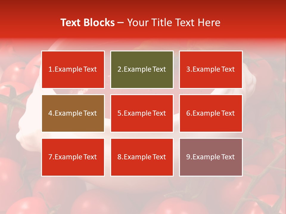 Tomato Warm Food PowerPoint Template