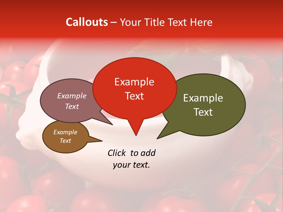 Tomato Warm Food PowerPoint Template