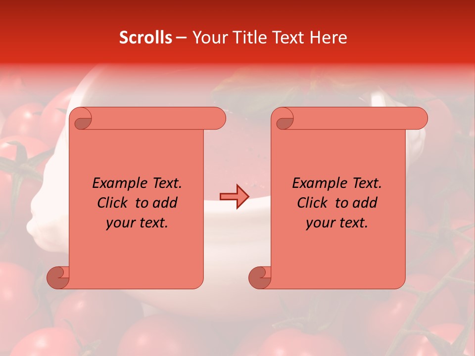 Tomato Warm Food PowerPoint Template