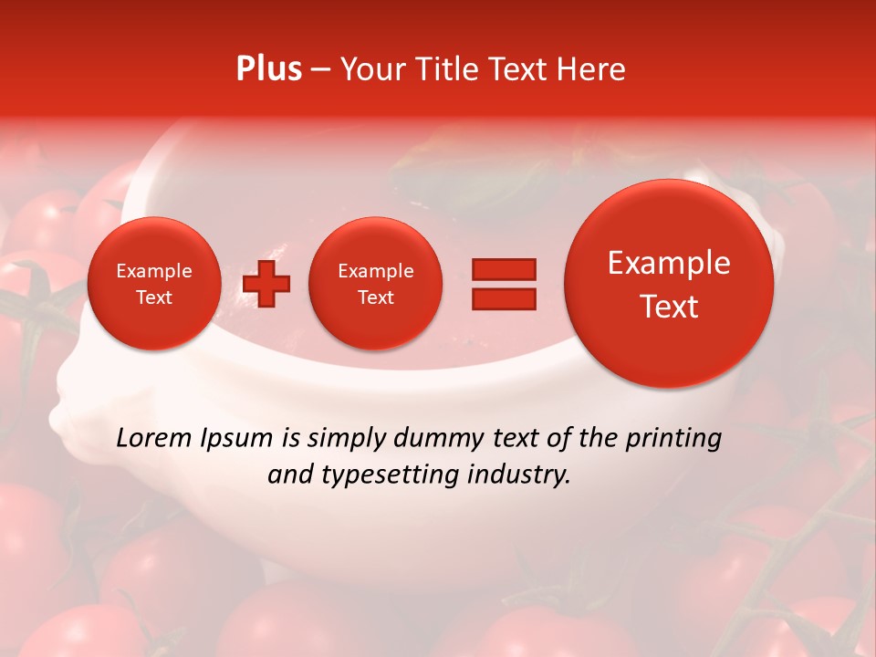 Tomato Warm Food PowerPoint Template