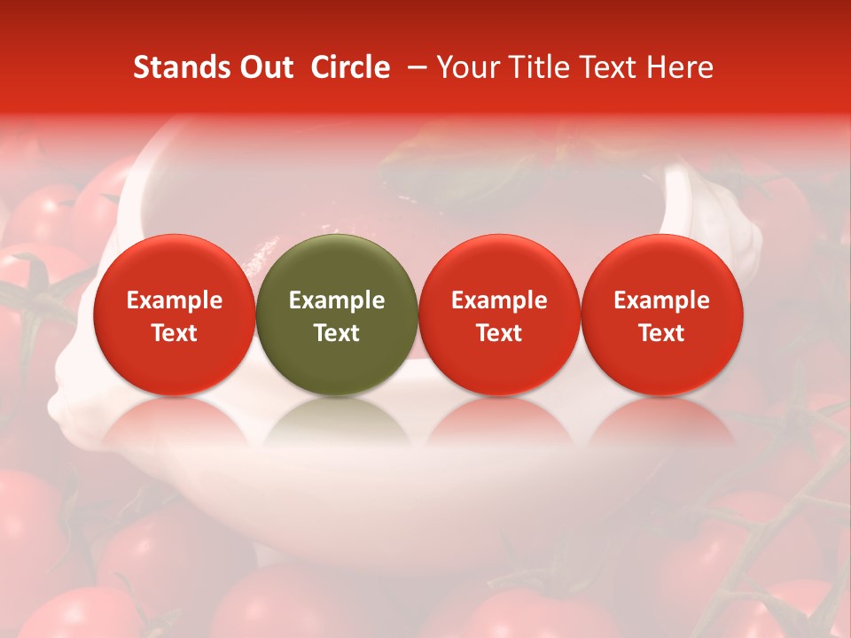 Tomato Warm Food PowerPoint Template
