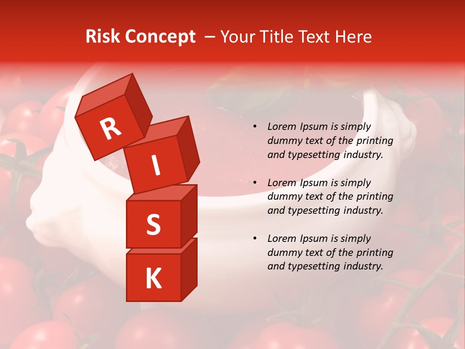 Tomato Warm Food PowerPoint Template