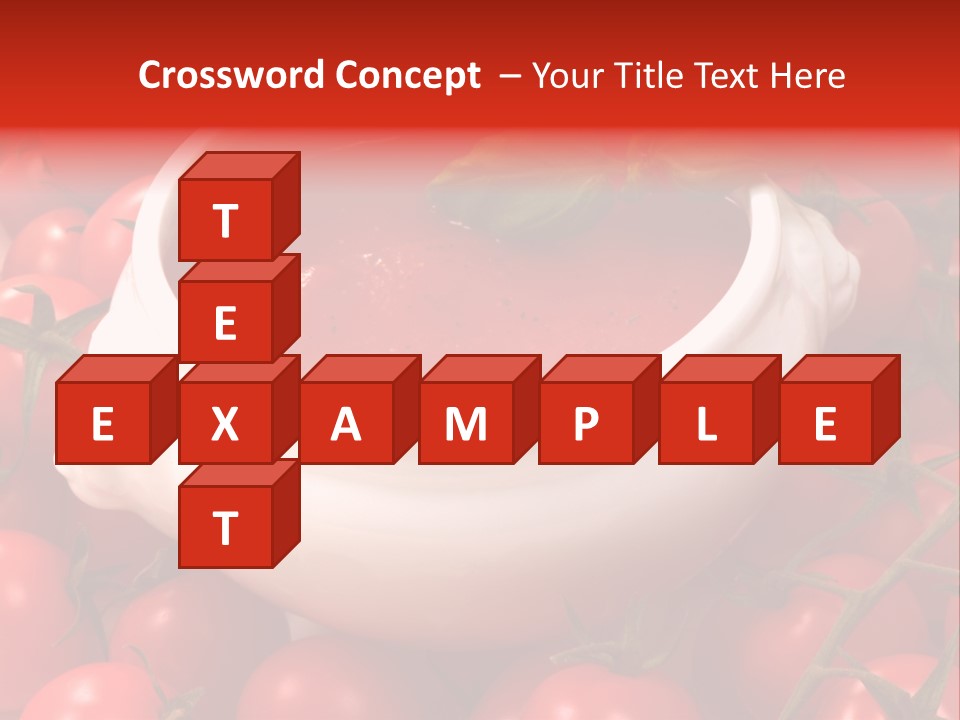 Tomato Warm Food PowerPoint Template