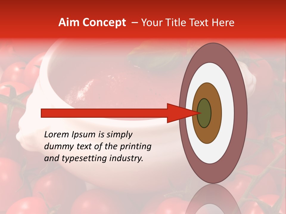 Tomato Warm Food PowerPoint Template