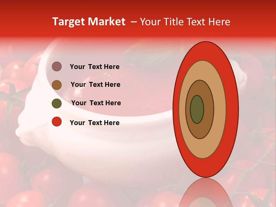 Tomato Warm Food PowerPoint Template