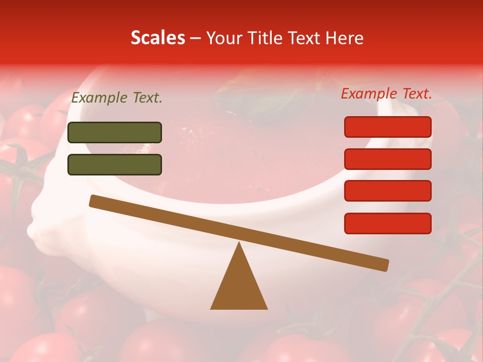 Tomato Warm Food PowerPoint Template