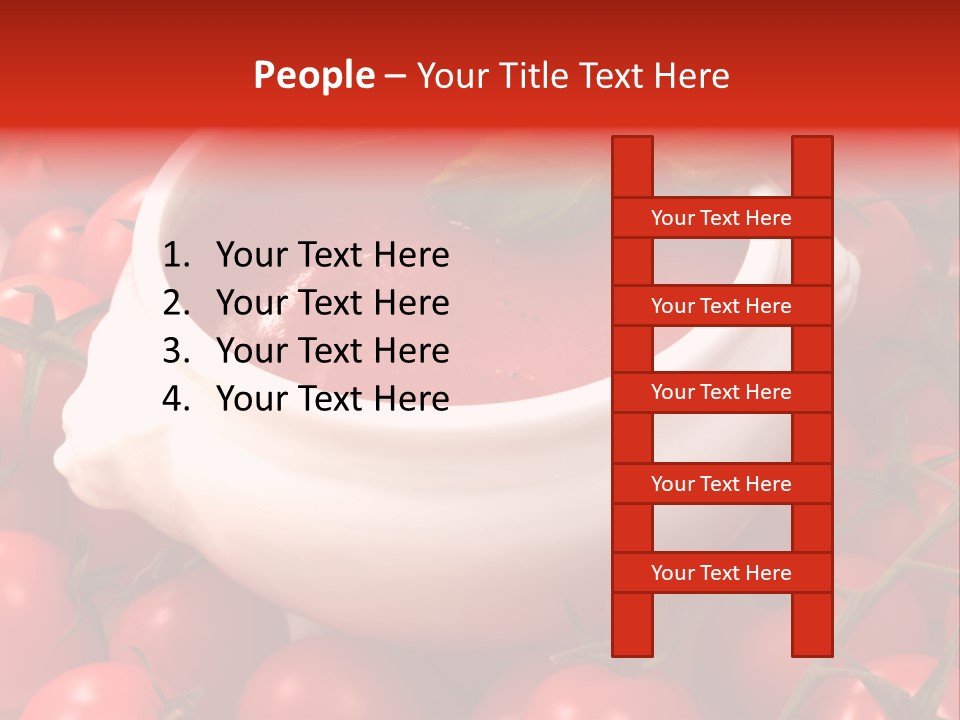 Tomato Warm Food PowerPoint Template