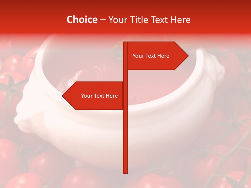 Tomato Warm Food PowerPoint Template