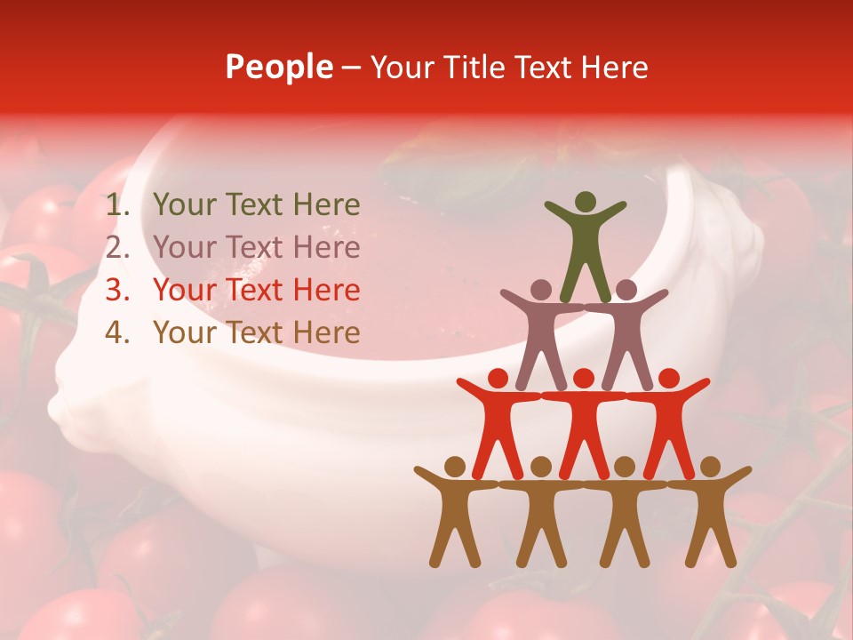 Tomato Warm Food PowerPoint Template