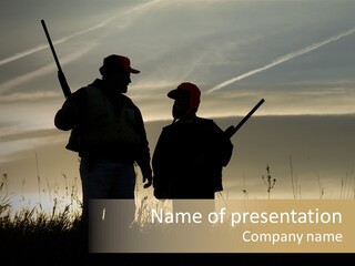 Walking Hunt Instruction PowerPoint Template