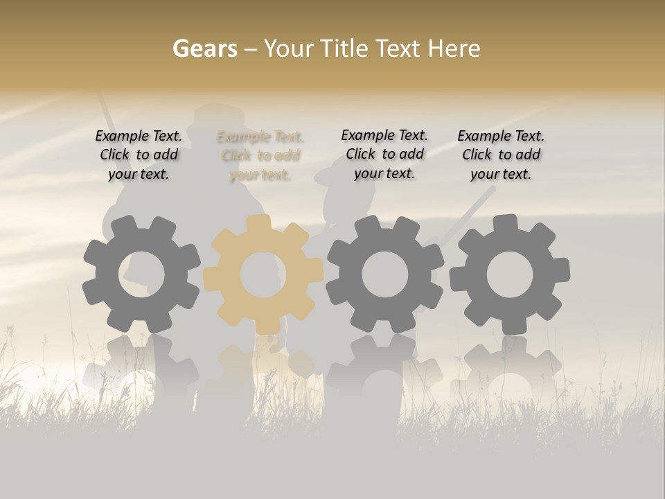 Walking Hunt Instruction PowerPoint Template
