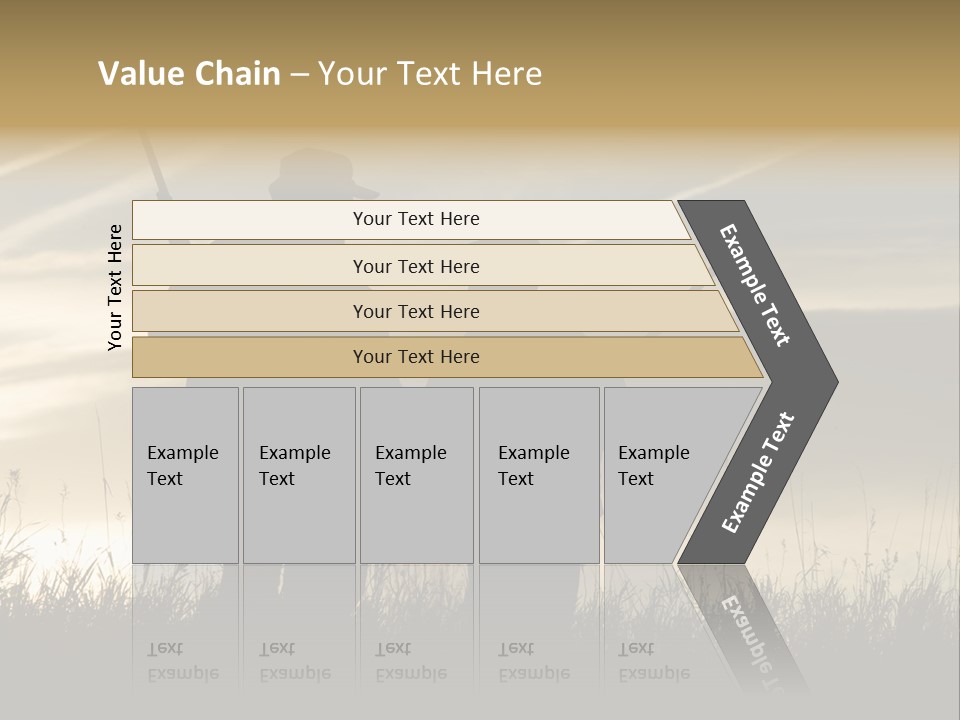Walking Hunt Instruction PowerPoint Template