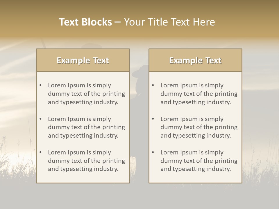Walking Hunt Instruction PowerPoint Template