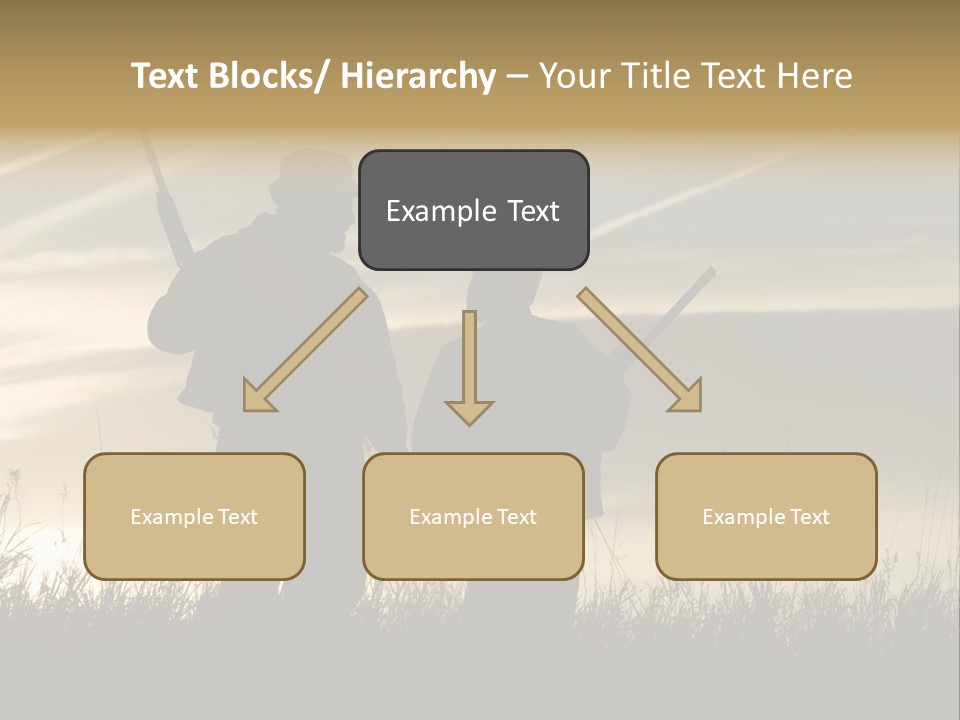 Walking Hunt Instruction PowerPoint Template
