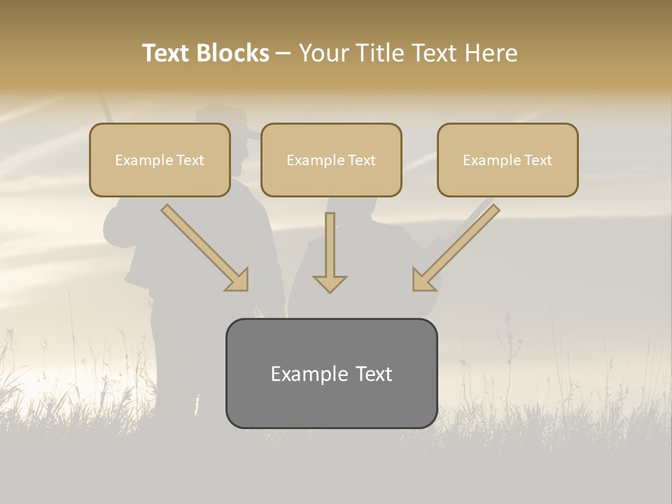 Walking Hunt Instruction PowerPoint Template
