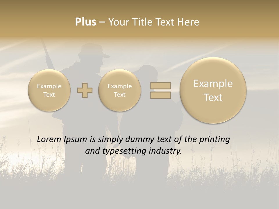 Walking Hunt Instruction PowerPoint Template