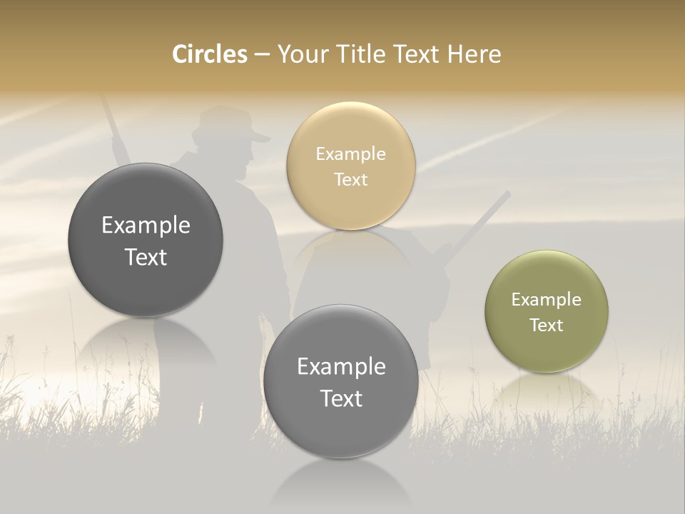 Walking Hunt Instruction PowerPoint Template