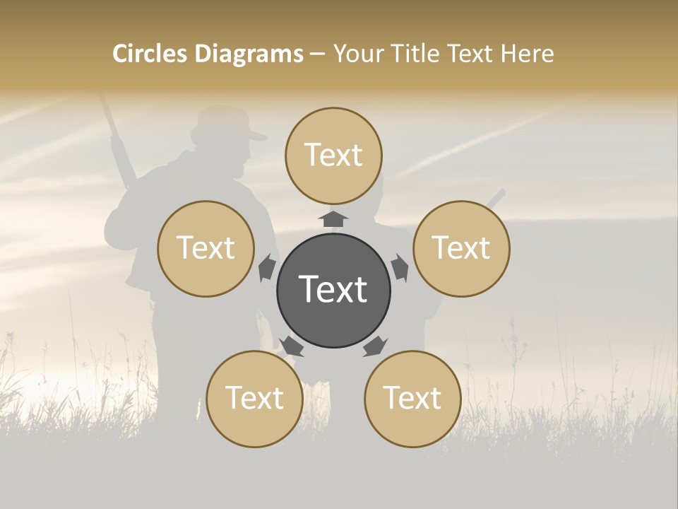Walking Hunt Instruction PowerPoint Template