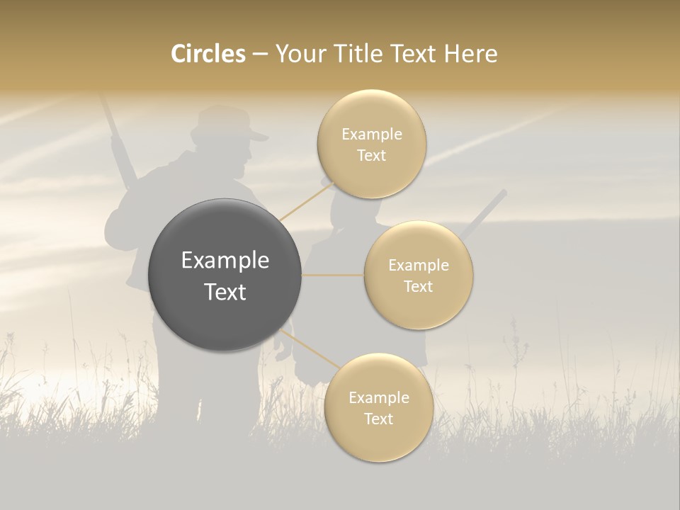 Walking Hunt Instruction PowerPoint Template