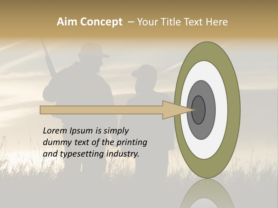 Walking Hunt Instruction PowerPoint Template
