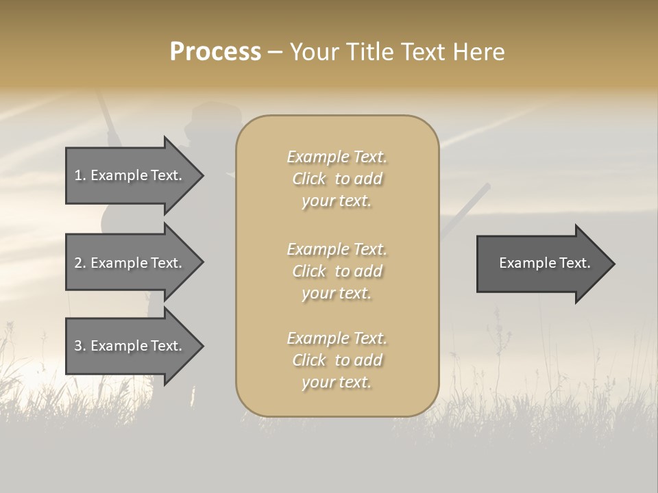Walking Hunt Instruction PowerPoint Template